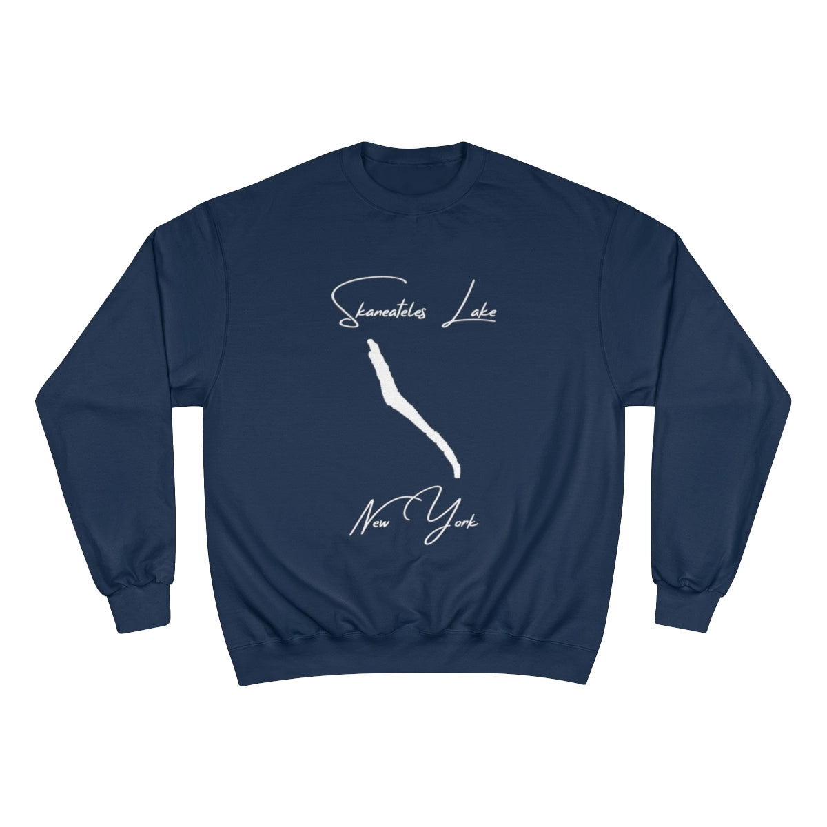 New  York  Skaneateles  Lake  Sweatshirt  front  position  view  from  front  navy.webp