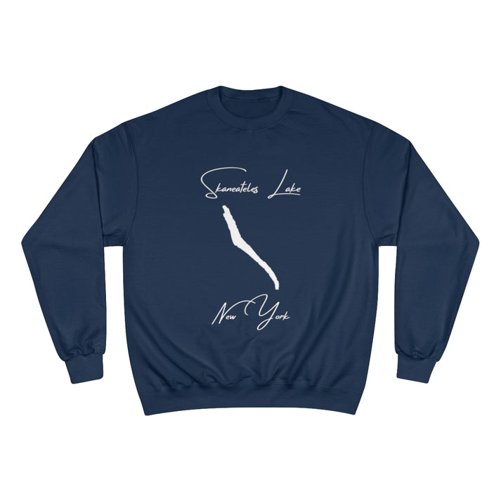 New  York  Skaneateles  Lake  Sweatshirt  front  position  view  from  front  navy.webp