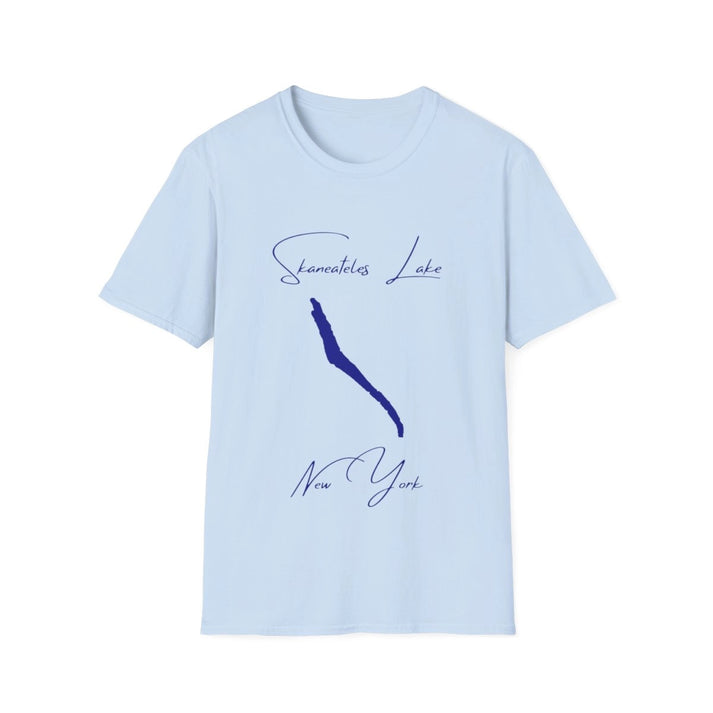 New  York  Skaneateles  Lake  T-shirt  front  position  view  from  front  light  blue.webp