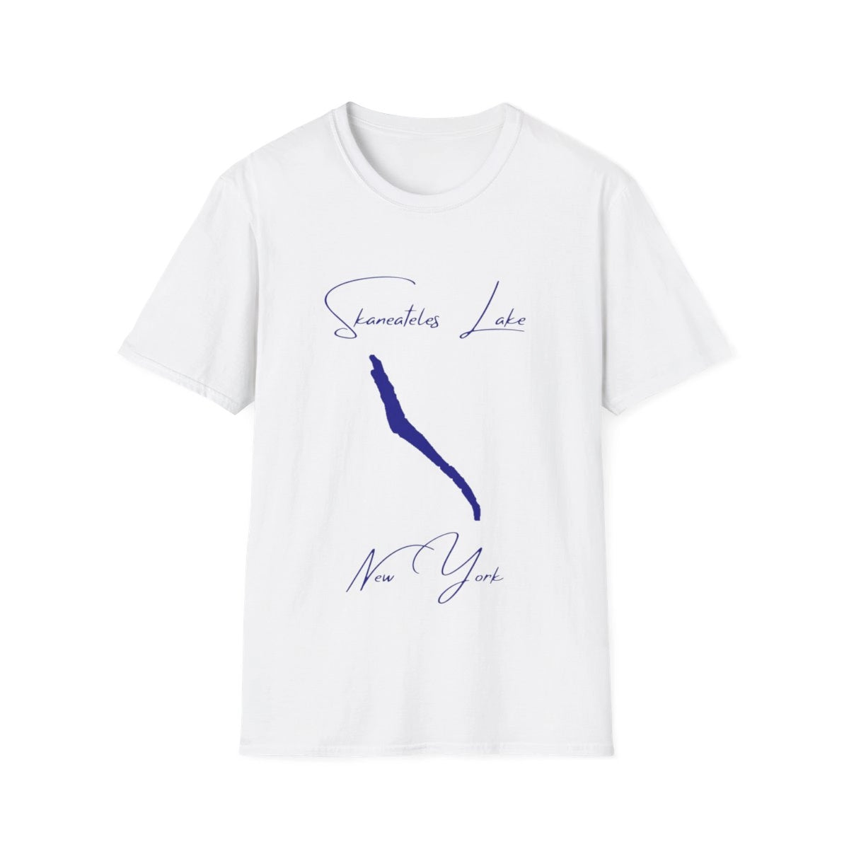 New  York  Skaneateles  Lake  T-shirt  front  position  view  from  front  white.webp