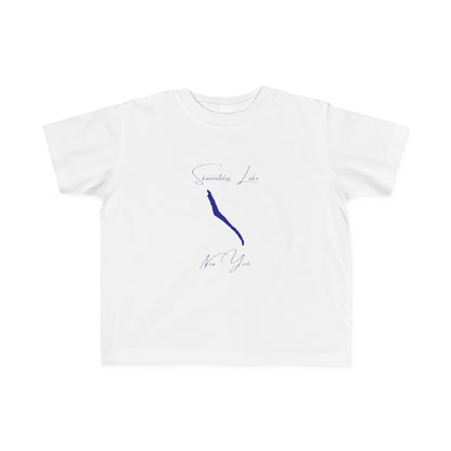 New  York  Skaneateles  Lake  Toddler  T-shirt  front  position  view  from  front  white.webp