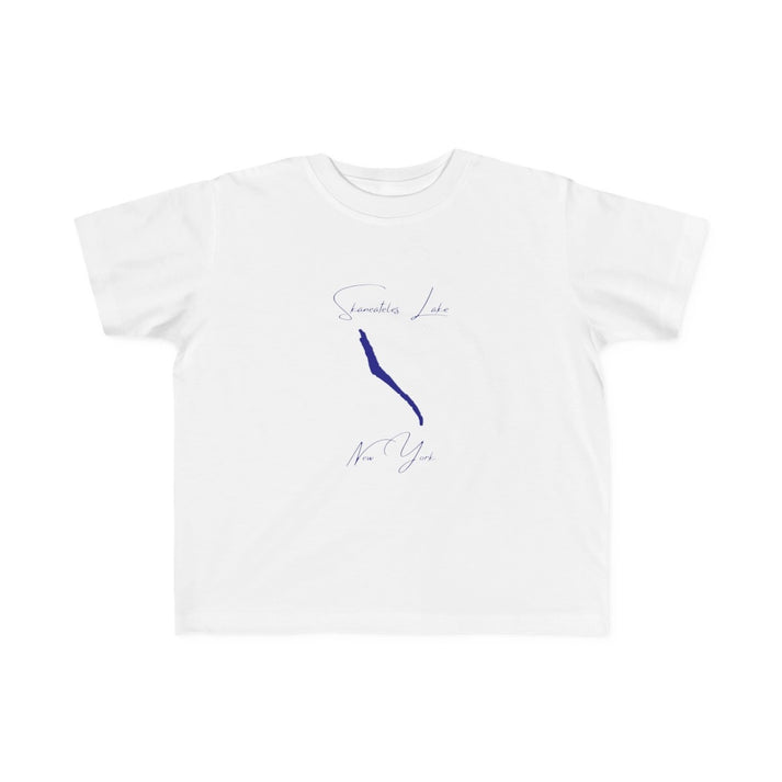 New  York  Skaneateles  Lake  Toddler  T-shirt  front  position  view  from  front  white.webp