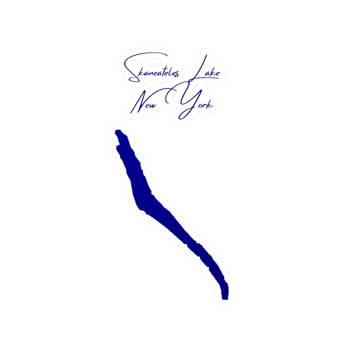 New  York  Skaneateles  Lake  Vinyl  Decal  other  position  view  from  front  4  x  6.webp