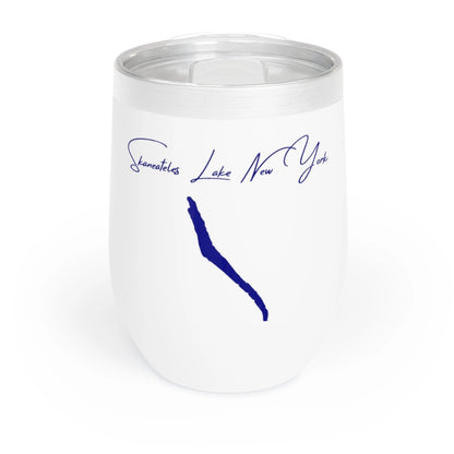 New  York  Skaneateles  Lake  Wine  Tumbler  front  position  view  from  front  white.webp