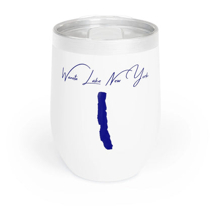 New  York  Waneta  Lake  Wine  Tumbler  front  position  view  from  front  white.webp