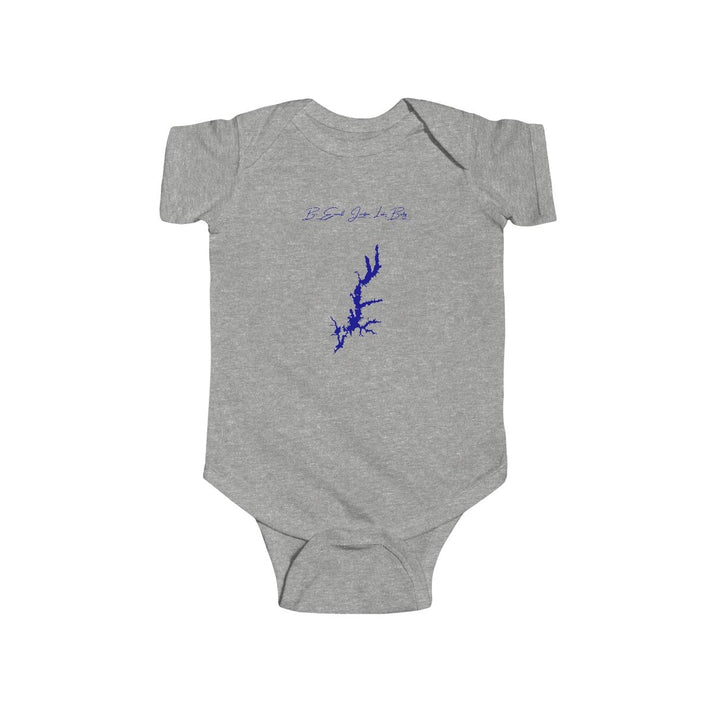 North  Carolina  B.  Everett  Jordan  Lake  Onesie  front  position  view  from  front  heather.webp