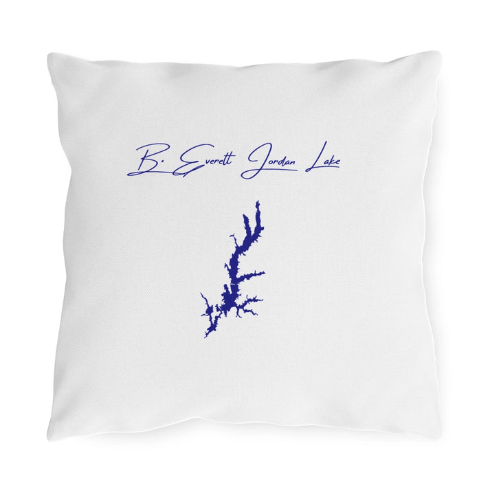 North  Carolina  B.  Everett  Jordan  Lake  Outdoor  Pillow  front  position  view  from  front  16  x  16.webp