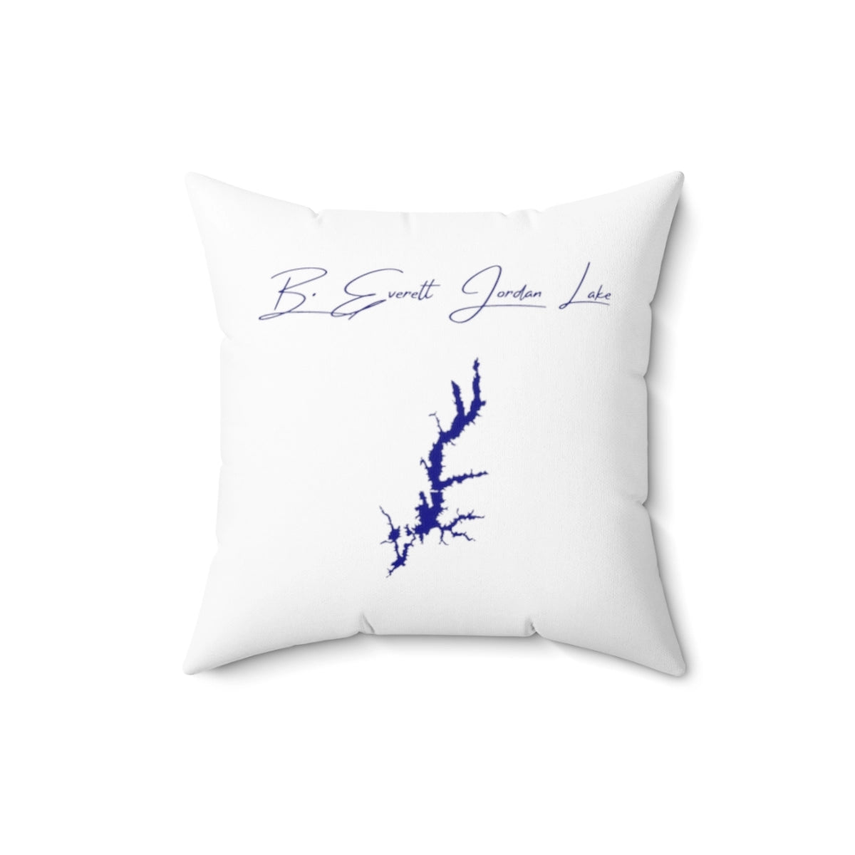 North  Carolina  B.  Everett  Jordan  Lake  Pillow  front  position  view  from  back  16  x  16.webp