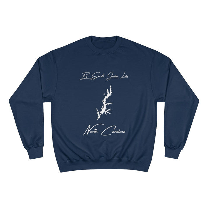 North  Carolina  B.  Everett  Jordan  Lake  Sweatshirt  front  position  view  from  front  navy.webp