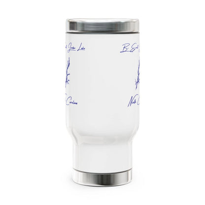 North  Carolina  B.  Everett  Jordan  Lake  Travel  Mug  other  position  view  from  front  14oz.webp