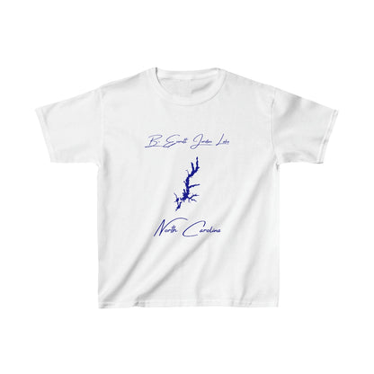 North  Carolina  B.  Everett  Jordan  Lake  Youth  T-shirt  front  position  view  from  front  white.webp
