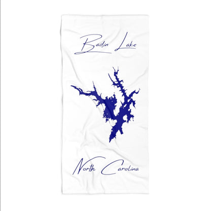 North  Carolina  Badin  Lake  Beach  Towel  front  position  view  from  front  36  x  72.webp