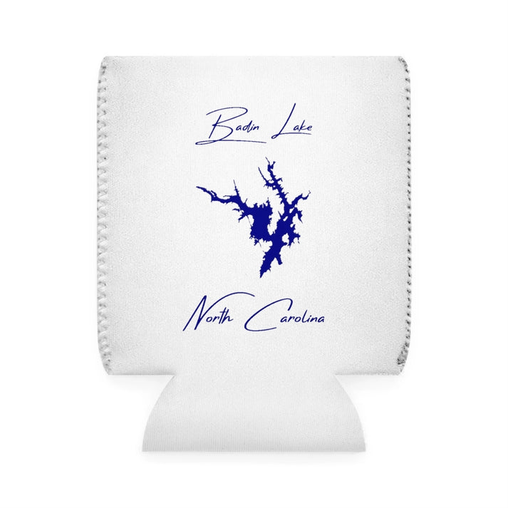 North  Carolina  Badin  Lake  Can  Koozie  front  position  view  from  front-1  white.webp