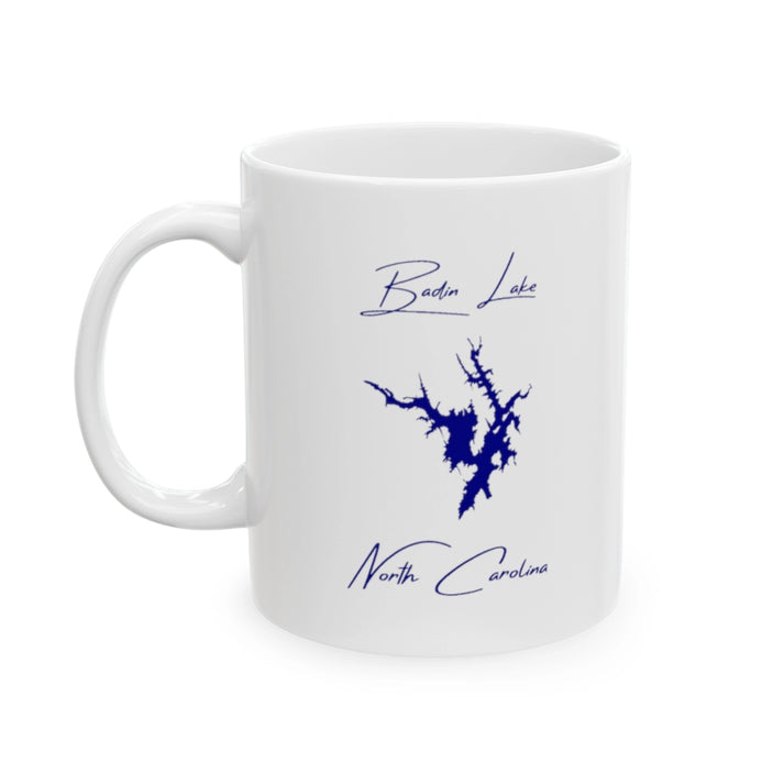 North  Carolina  Badin  Lake  Ceramic  Mug  other  position  view  from  left  11oz.webp