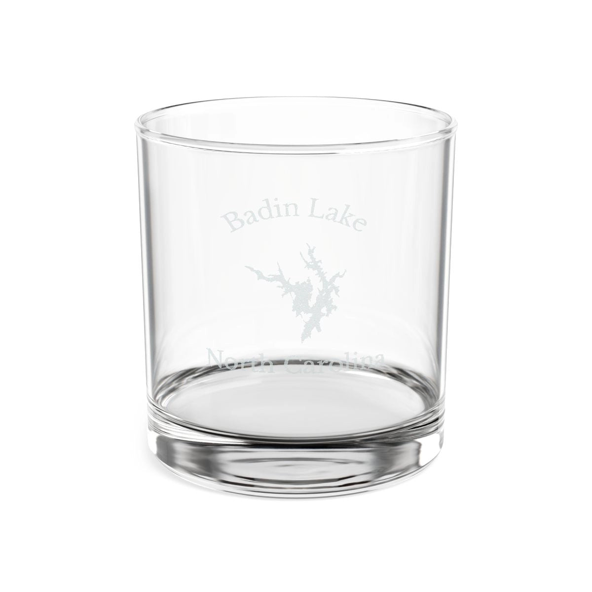 North  Carolina  Badin  Lake  Engraved  Whiskey  Glass  other  position  view  from  front  10.5oz.webp