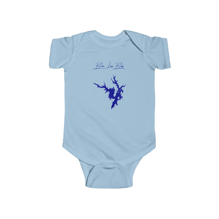 North  Carolina  Badin  Lake  Onesie  front  position  view  from  front  light  blue.webp