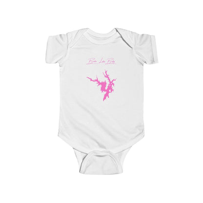 North  Carolina  Badin  Lake  Onesie  front  position  view  from  front  white.webp