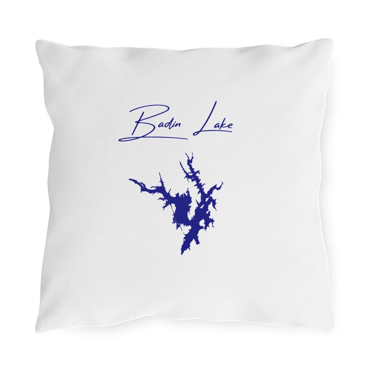 North  Carolina  Badin  Lake  Outdoor  Pillow  front  position  view  from  front  16  x  16.webp