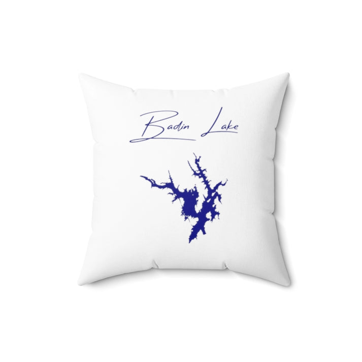 North  Carolina  Badin  Lake  Pillow  front  position  view  from  front  16  x  16.webp