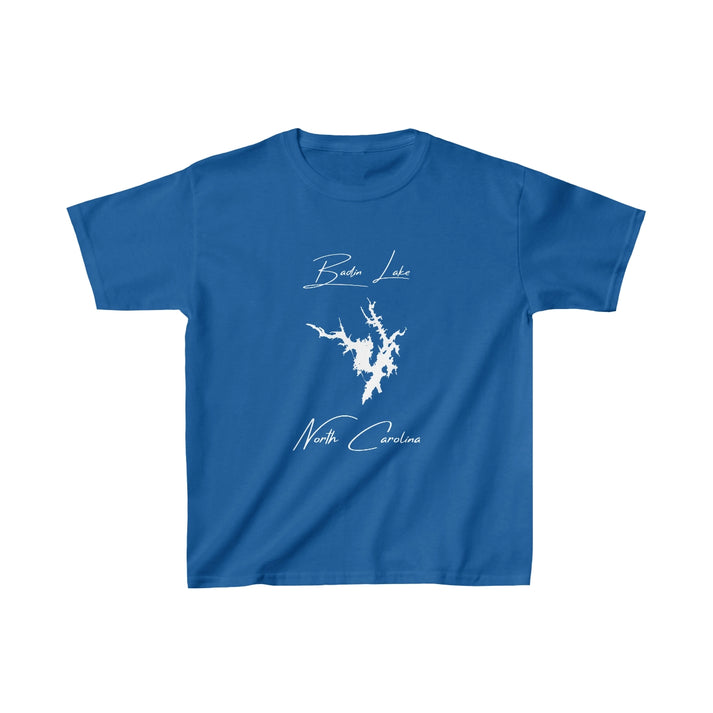North  Carolina  Badin  Lake  Youth  T-shirt  front  position  view  from  front  royal.webp