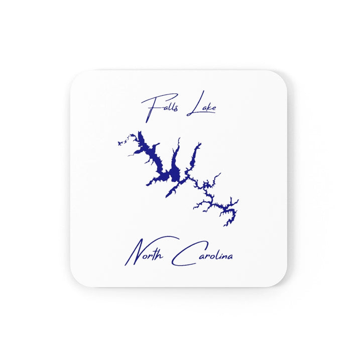 North  Carolina  Falls  Lake  Coaster  Set  front  position  view  from  front  3.75  x  3.75.webp