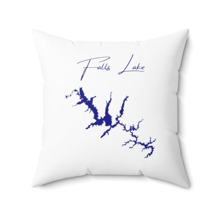 North  Carolina  Falls  Lake  Pillow  front  position  view  from  front  20  x  20.webp