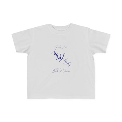 North  Carolina  Falls  Lake  Toddler  T-shirt  front  position  view  from  front  silver.webp