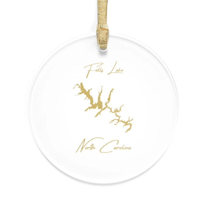North  Carolina  Falls  Lake  Tree  Ornament  other  position  view  from  front  round.webp