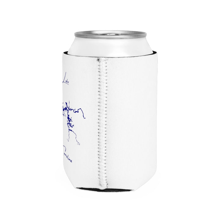 North  Carolina  Fontana  Lake  Can  Koozie  all  position  view  from  right  white.webp