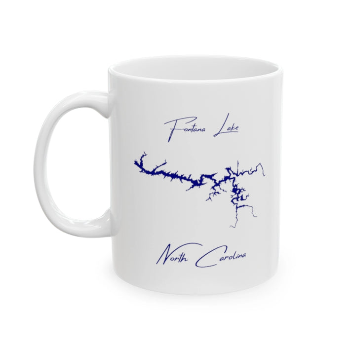 North  Carolina  Fontana  Lake  Ceramic  Mug  other  position  view  from  left  11oz.webp