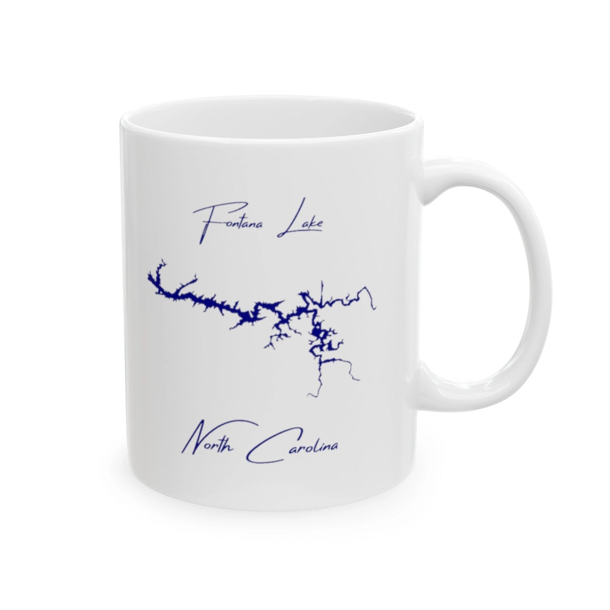 North  Carolina  Fontana  Lake  Ceramic  Mug  other  position  view  from  right  11oz.webp