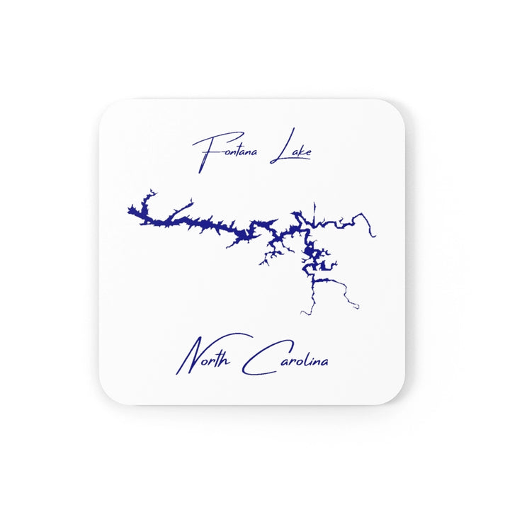 North  Carolina  Fontana  Lake  Coaster  Set  front  position  view  from  front  3.75  x  3.75.webp