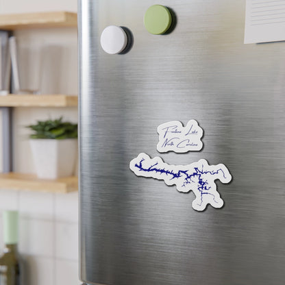 North  Carolina  Fontana  Lake  Die  Cut  Magnet  front  position  view  from  context-2  4  x  4.webp