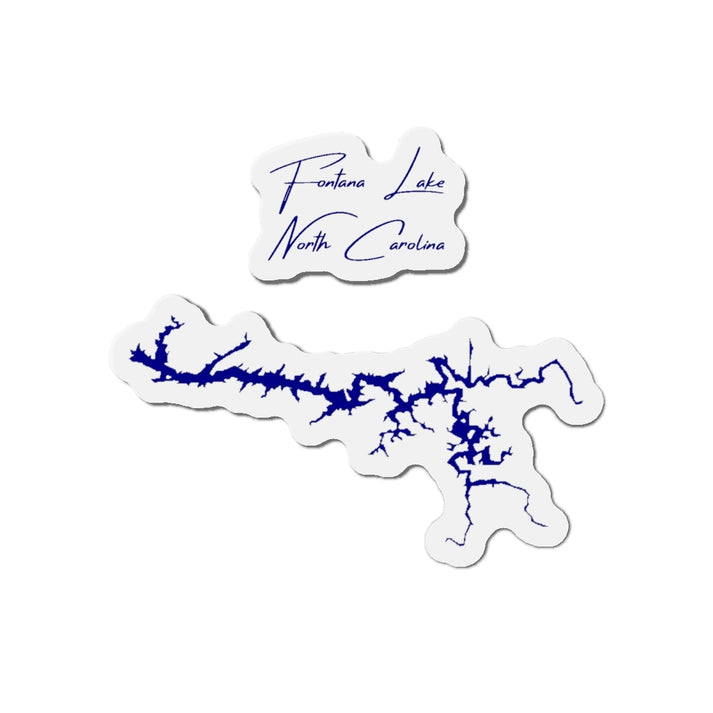 North  Carolina  Fontana  Lake  Die  Cut  Magnet  front  position  view  from  front  4  x  4.webp