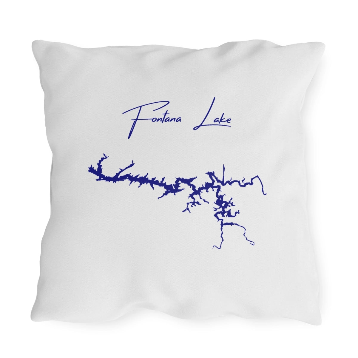 North  Carolina  Fontana  Lake  Outdoor  Pillow  back  position  view  from  back  20  x  20.webp
