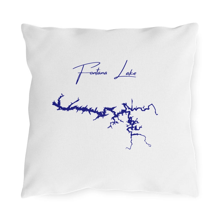 North  Carolina  Fontana  Lake  Outdoor  Pillow  front  position  view  from  front  16  x  16.webp