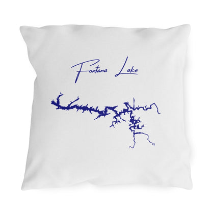 North  Carolina  Fontana  Lake  Outdoor  Pillow  front  position  view  from  front  18  x  18.webp