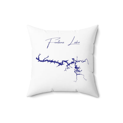 North  Carolina  Fontana  Lake  Pillow  front  position  view  from  back  16  x  16.webp