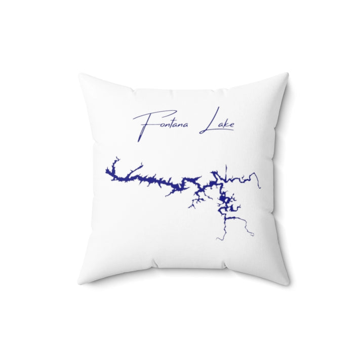 North  Carolina  Fontana  Lake  Pillow  front  position  view  from  back  16  x  16.webp