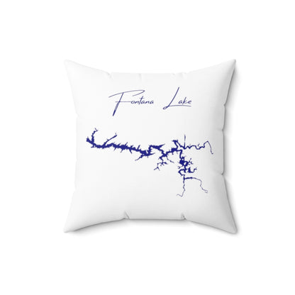 North  Carolina  Fontana  Lake  Pillow  front  position  view  from  front  16  x  16.webp