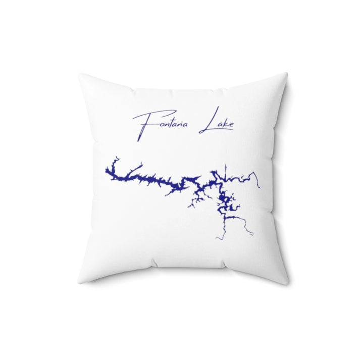 North  Carolina  Fontana  Lake  Pillow  front  position  view  from  front  16  x  16.webp
