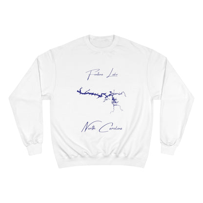 North  Carolina  Fontana  Lake  Sweatshirt  front  position  view  from  front  white.webp