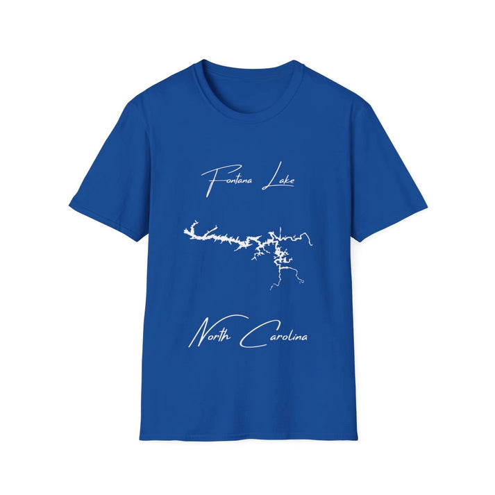 North  Carolina  Fontana  Lake  T-shirt  front  position  view  from  front  royal.webp