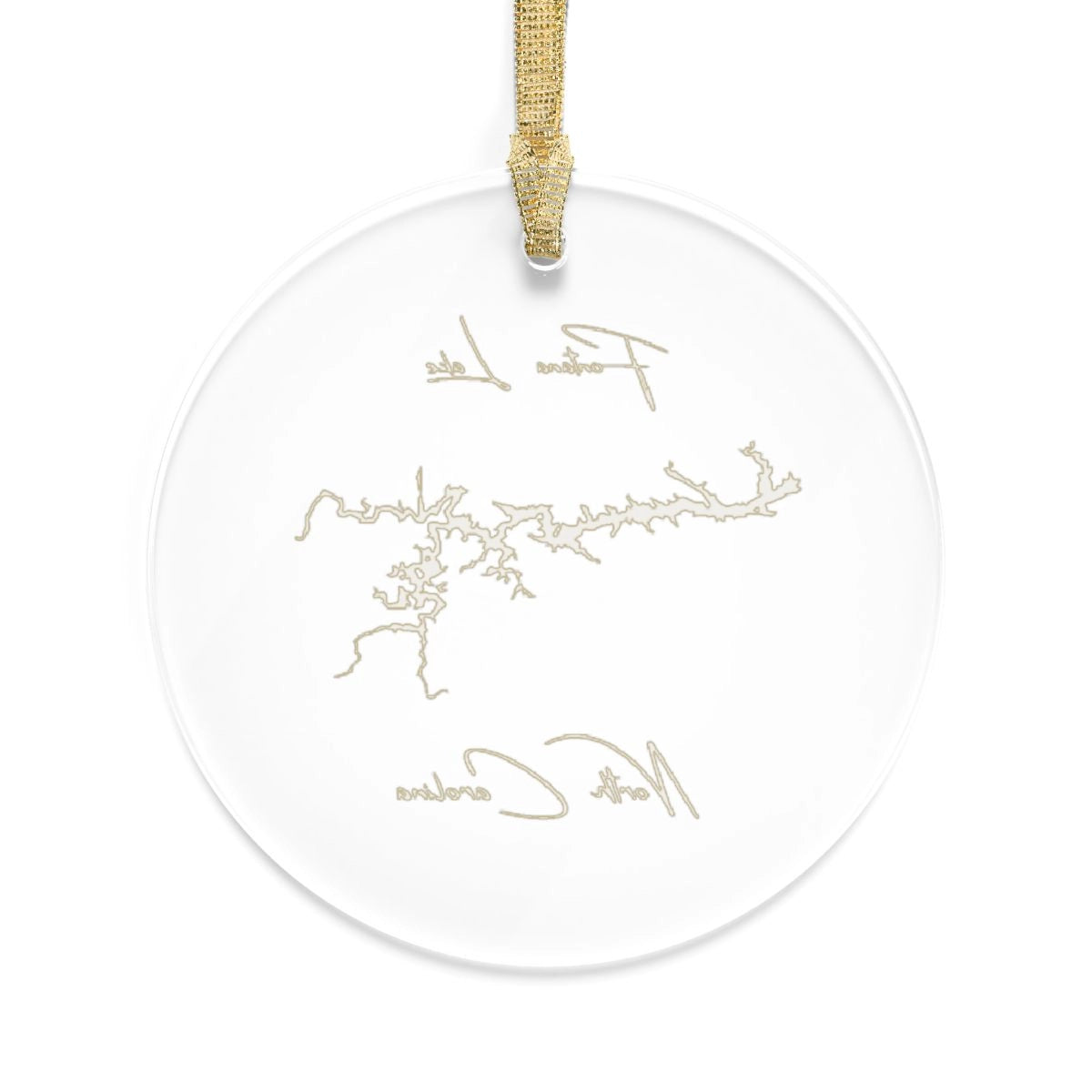 North  Carolina  Fontana  Lake  Tree  Ornament  other  position  view  from  back  round.webp