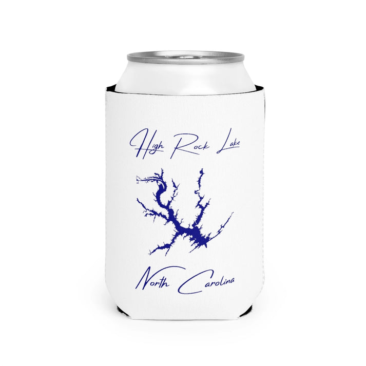 North  Carolina  High  Rock  Lake  Can  Koozie  front  position  view  from  front-2  white.webp