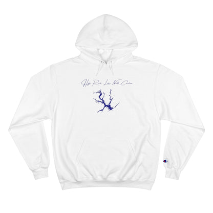North  Carolina  High  Rock  Lake  Hoodie  front  position  view  from  front  white.webp