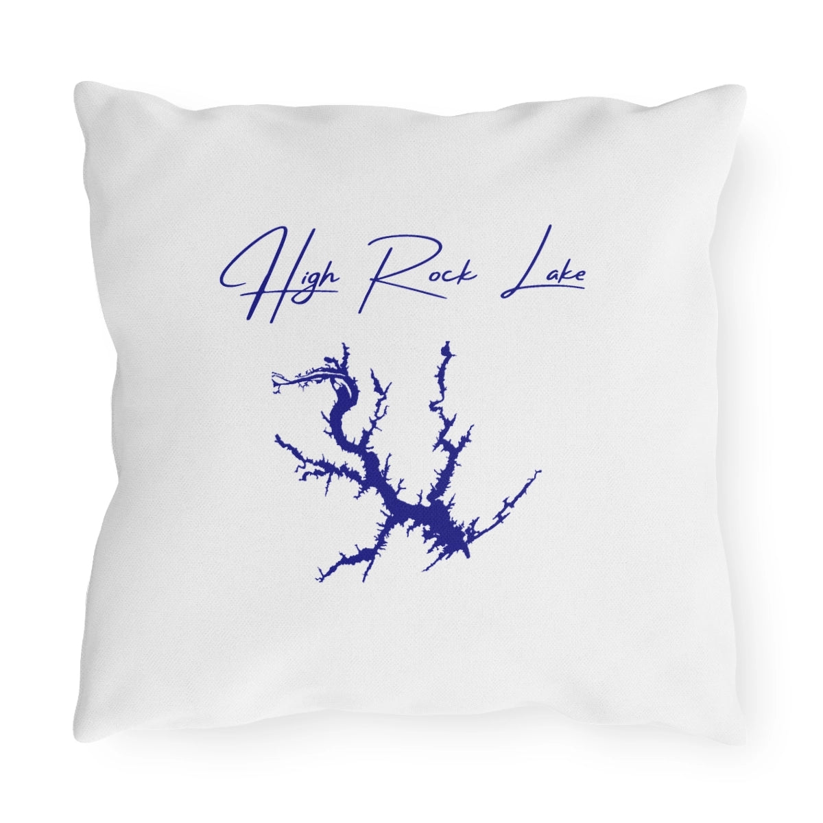 North  Carolina  High  Rock  Lake  Outdoor  Pillow  back  position  view  from  back  16  x  16.webp