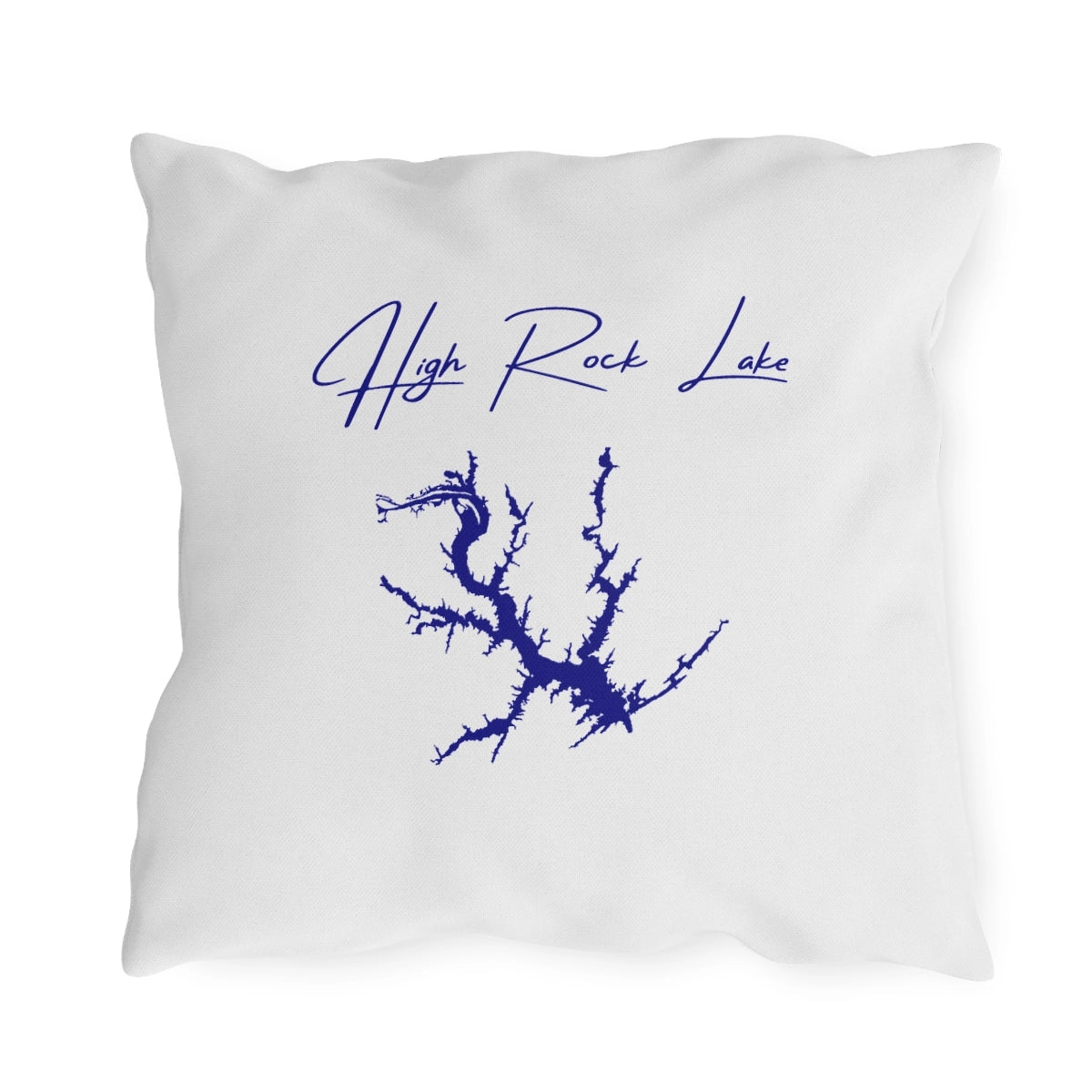 North  Carolina  High  Rock  Lake  Outdoor  Pillow  back  position  view  from  back  18  x  18.webp