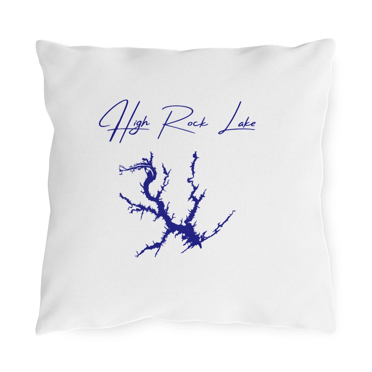 North  Carolina  High  Rock  Lake  Outdoor  Pillow  front  position  view  from  front  16  x  16.webp