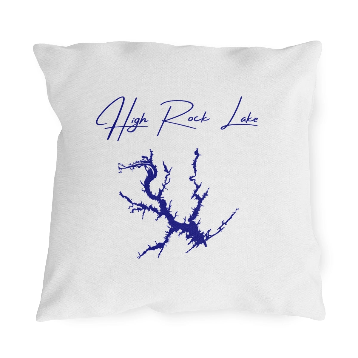 North  Carolina  High  Rock  Lake  Outdoor  Pillow  front  position  view  from  front  18  x  18.webp